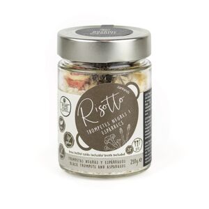 Risotto de trompette noire et asperges 210g - avec bouillon inclus