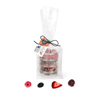 Pack de 4 fruits rouges - mûre, fraise, framboise et myrtille