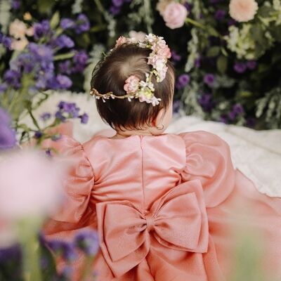 Abito Lyora - Rosa confetto - 100% Cotone