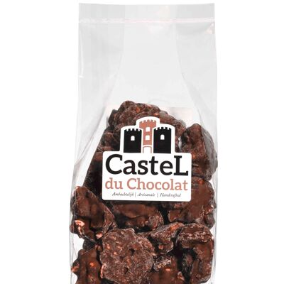 Grappes de cacahuètes chocolat noir
