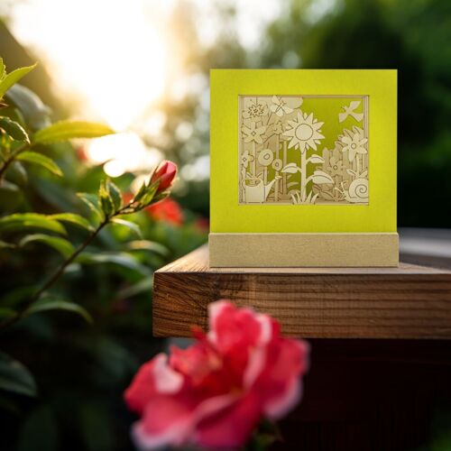 Gartenwelt-Mini-SILHOURAMA Silhoubox M – Geschenkartikel