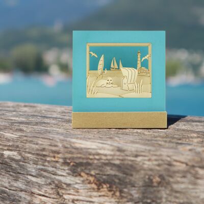 Beach World Mini SILHOURAMA Silhoubox M – Souvenir