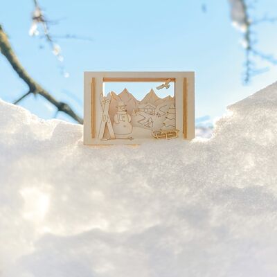 Winter World Mini Silhouette Silhoubox S - Artículo de regalo