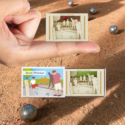 Boule & Pétanque Mini Silhouette Silhoubox S – Gift item