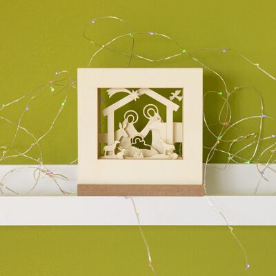 Nativity scene SILHOURAMA Silhoubox L – gift item