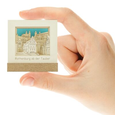 Rothenburg ob der Tauber-Mini-SILHOURAMA Silhoubox M – Souvenir