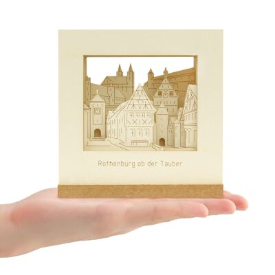 Rothenburg ob der Tauber-SILHOURAMA Silhoubox L