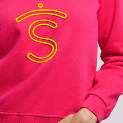 Fuchsia Capote Sweatshirt