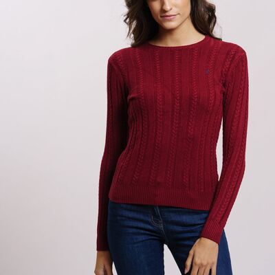 Maglione bordeaux 2