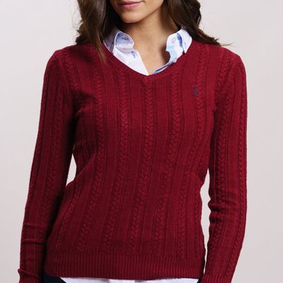 Burgundy Sweater 1