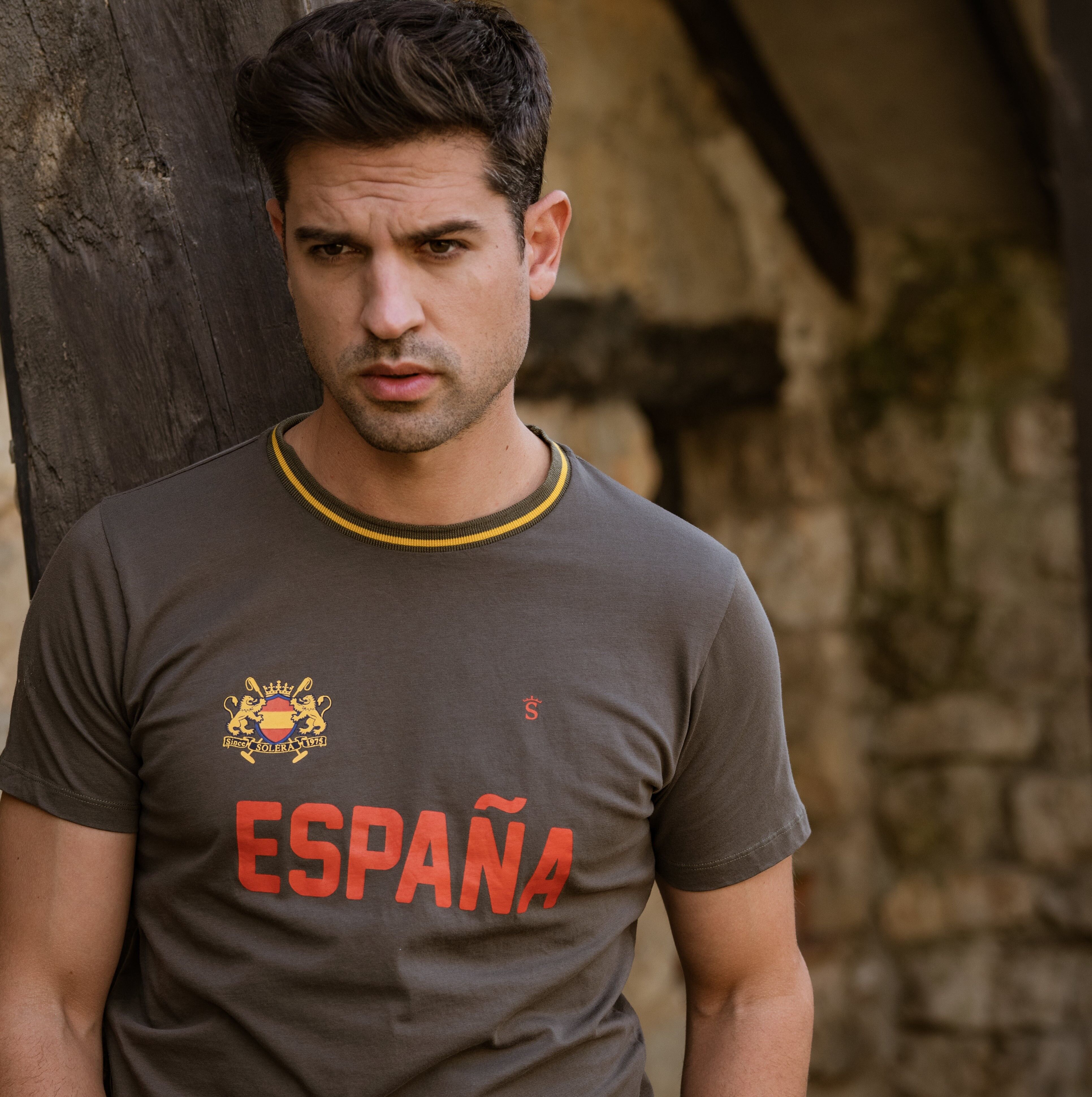 Maglietta color cachi