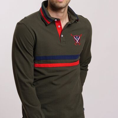 Khaki Pique Polo Shirt