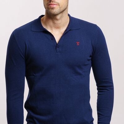 Pull bleu marine 6