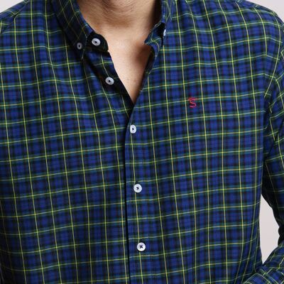 Camisa Marino/Verde 2