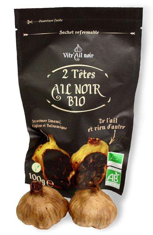 2 Têtes d'Ail noir BIO