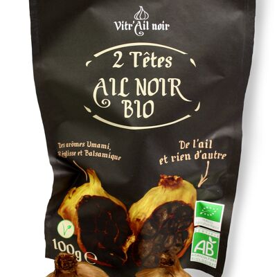 2 Têtes d'Ail noir BIO