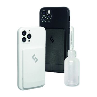 Carcasa iphone 11 pro con dispensador de gel color NEGRO