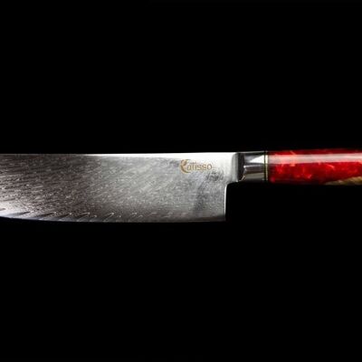 Couteau Rouge Japonais Nakiri - RUBY