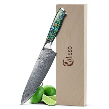 Couteau Damas Couteau de Chef - ABALONE 1