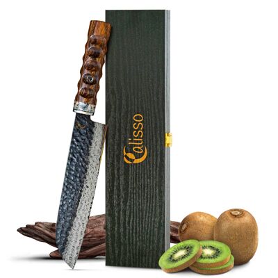 Cuchillo Damasco Santoku Acero Damasco - ARISTOCRATIC