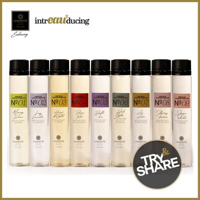 Lavayette Premium Coffret test de parfum de lessive 9x25ml / parfum de lessive