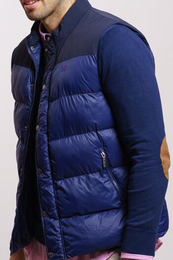 Gilet bleu marine 1 2