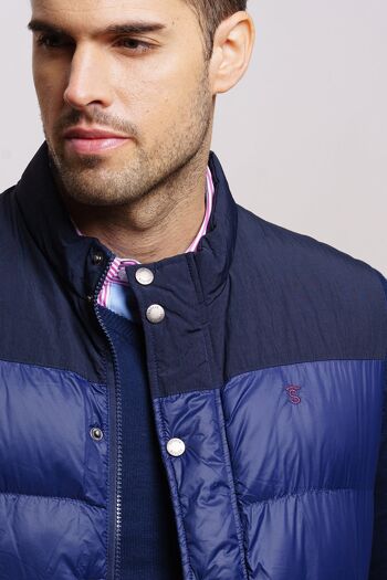 Gilet bleu marine 1 3