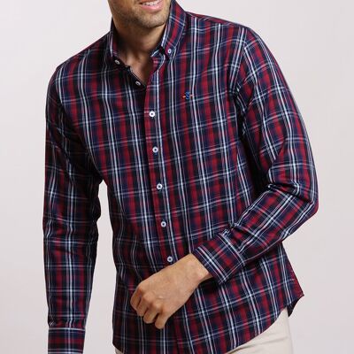 Camisa Cuadro Grana 1