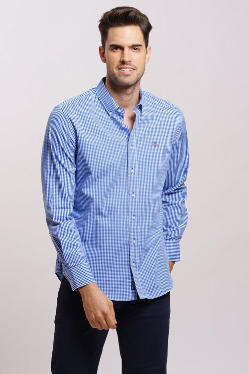 Camisa Cuadro Azul 2