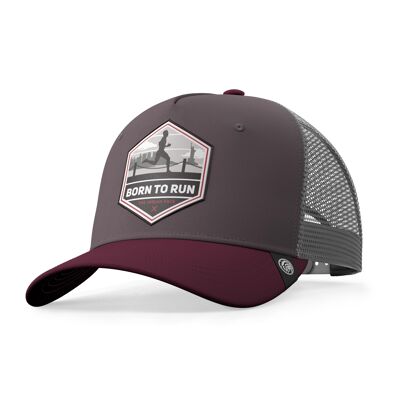 Gorra Trucker Born to Run Gris The Indian Face para hombre y mujer