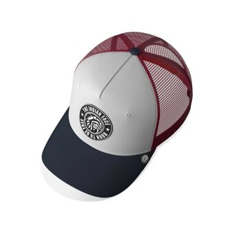 Casquette Born to Be Free Trucker Blanche The Indian Face pour homme et femme 2
