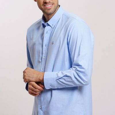Chemise bleu clair
