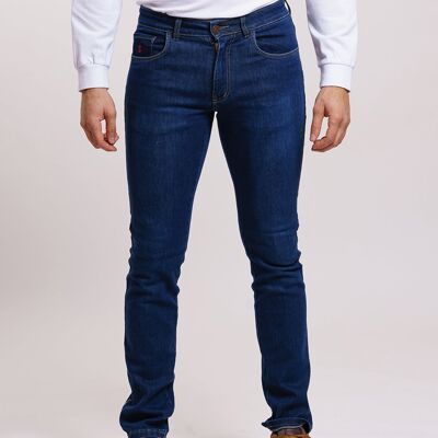 Pantalon en jean bleu 2