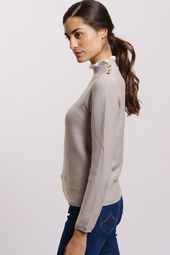 Pull gris 2 4