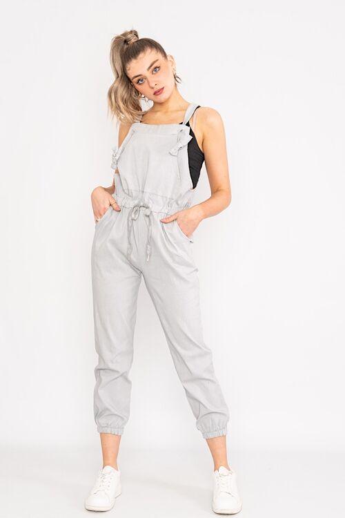 Light Grey high stretch dungaress