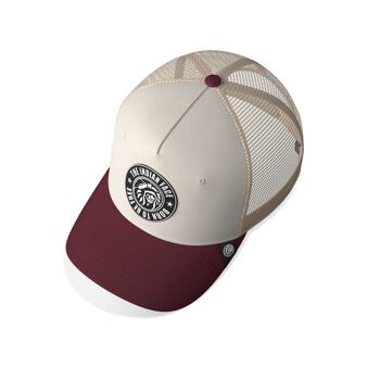 Casquette Born to Be Free Marron The Indian Face Trucker pour homme et femme 2