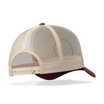 Casquette Born to Be Free Marron The Indian Face Trucker pour homme et femme 3