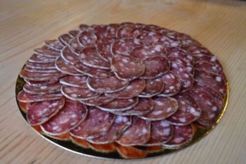 Rosace de saucisson sec à la truffe - sans ajout de sel nitrité