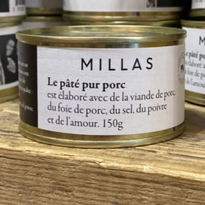 Pâté pur porc fait main - 150g