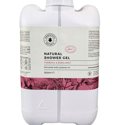 5L Natural Shower Gel - Verbena & Bergamot