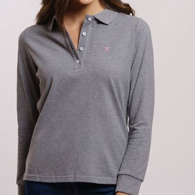 Polo Gris Melange