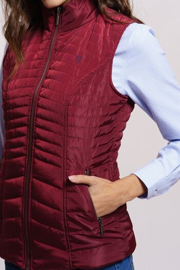 Gilet bordeaux 5