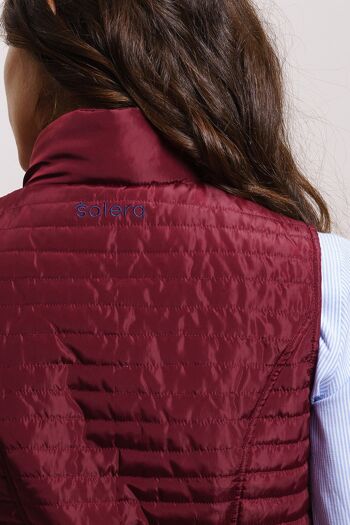 Gilet bordeaux 6