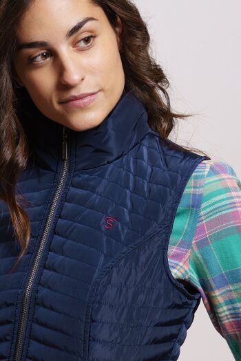 Gilet bleu marine 2 4