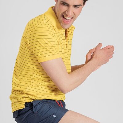 Yellow Stripe Polo