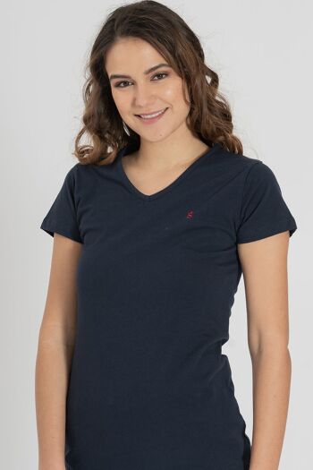 Tee-shirt bleu marine 1