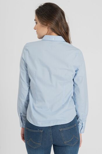 Chemise Oxford bleue 2