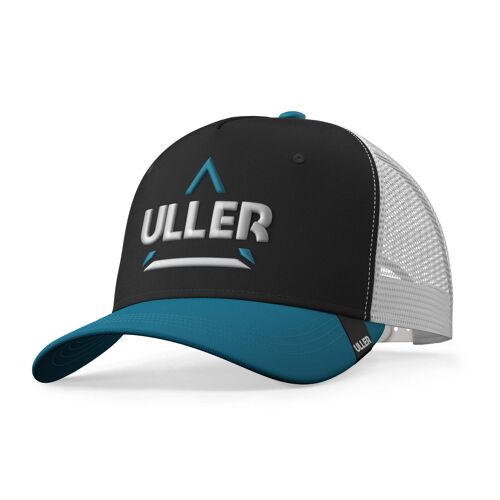 Gorra Trucker Orbital Negro Uller para hombre y mujer