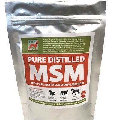 MSM für Hunde - Rein destilliert - 250g