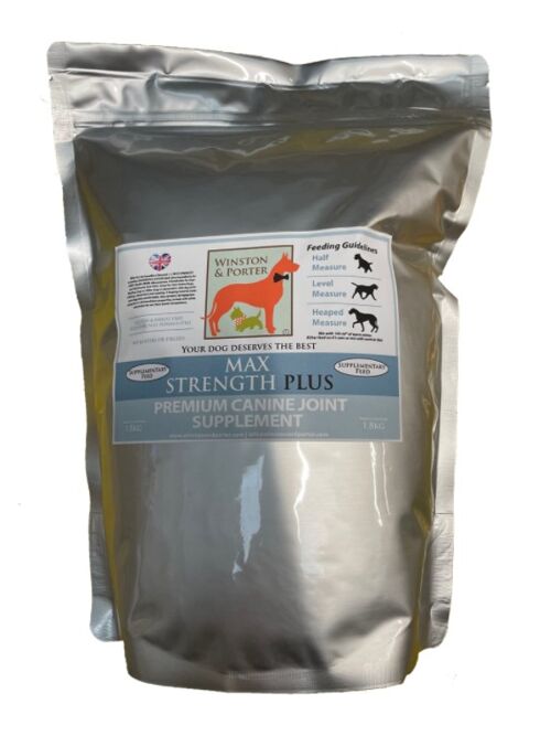 Max Strength Plus Premium Canine Joint Supplement From - 1.8kg